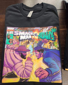 Kansas City SmackMan Vs Vic GreenThumbs Marvel Comic Tee